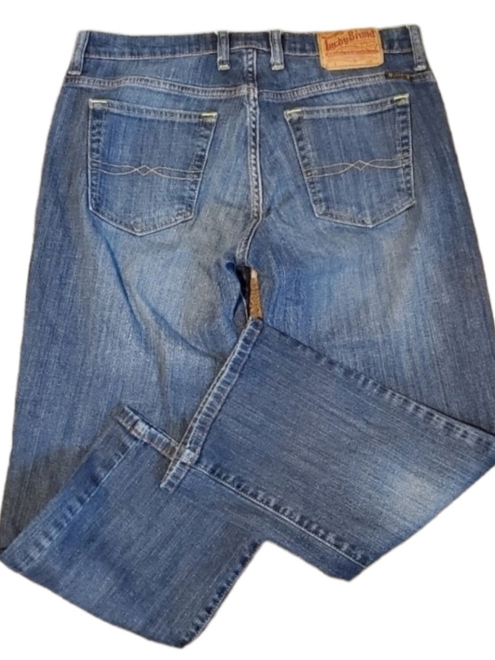 Lucky Brand Women's Dark Blue Denim Cropped Jeans Size 8 - Picture 2 of 5